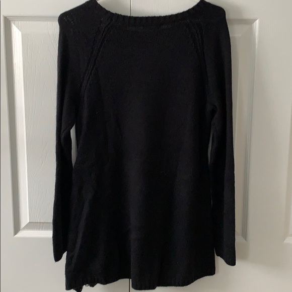 black sweater with side zipper - Picture 2 of 5
